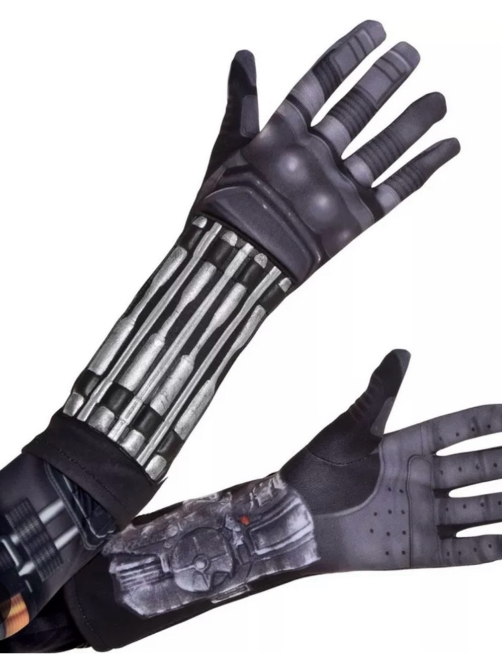 Amscan the Batman kids costume gloves. NWT one size (acc1)